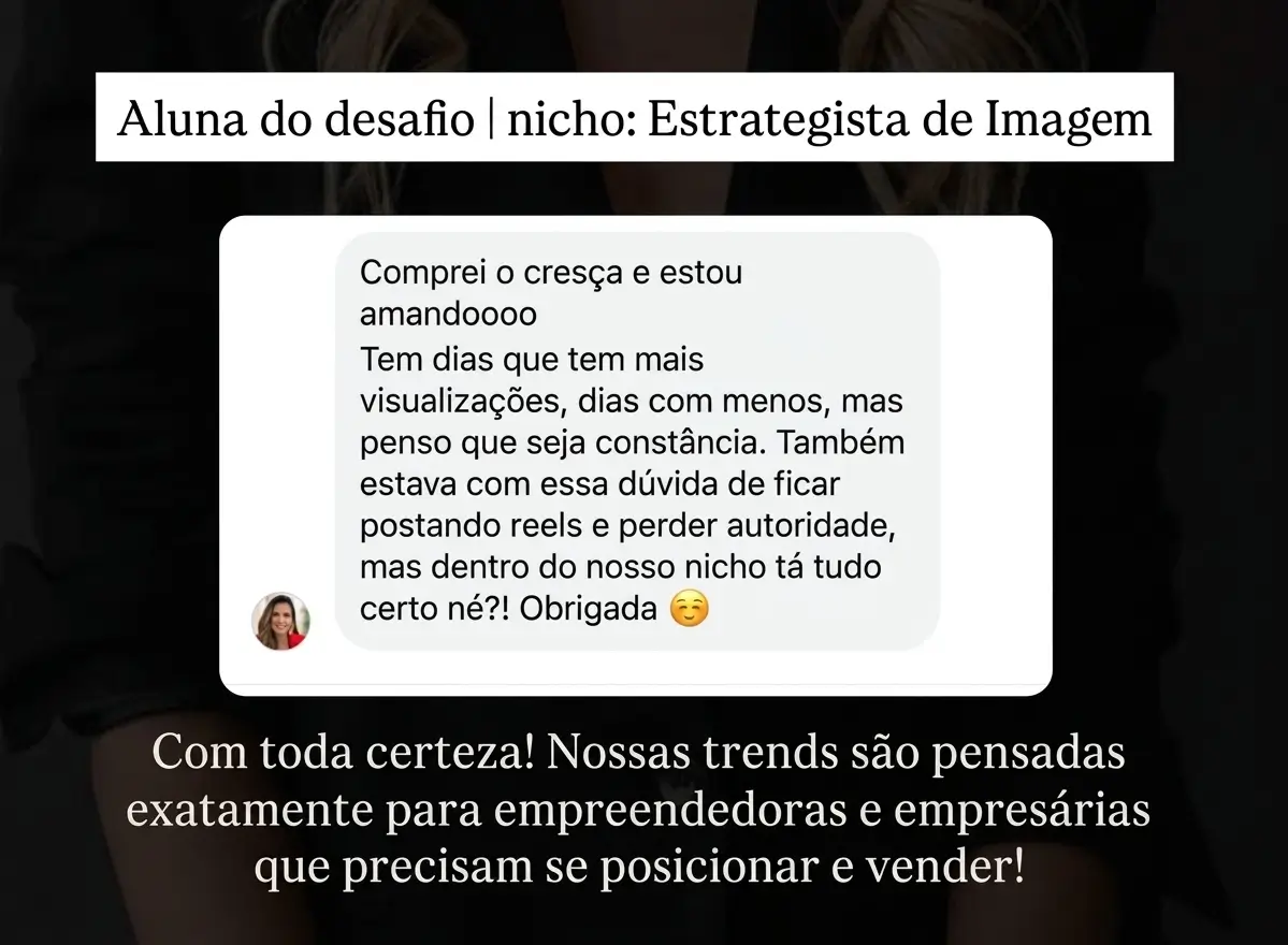 Depoimento de aluna