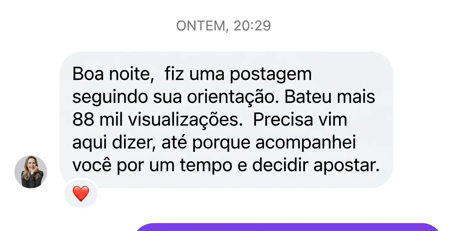 Depoimento de aluna
