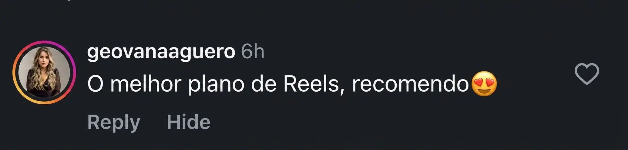 Depoimento de aluna