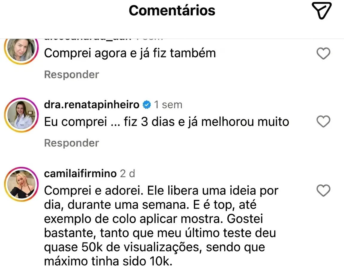 Depoimento de aluna