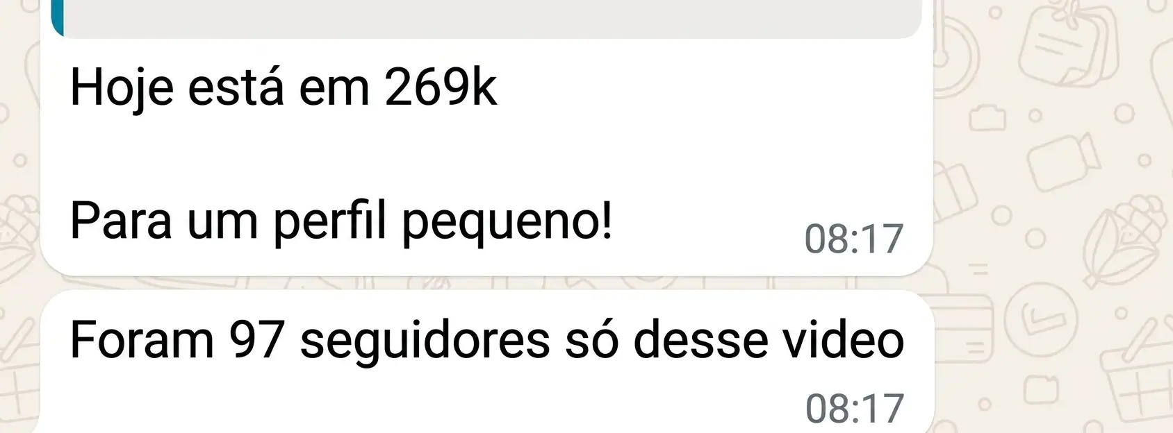 Depoimento de aluna